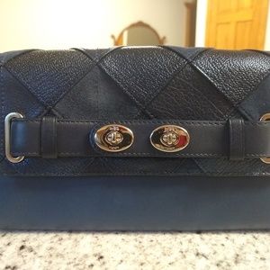 BNWT COACH Blake Patchwork Leather & Suede Clutch